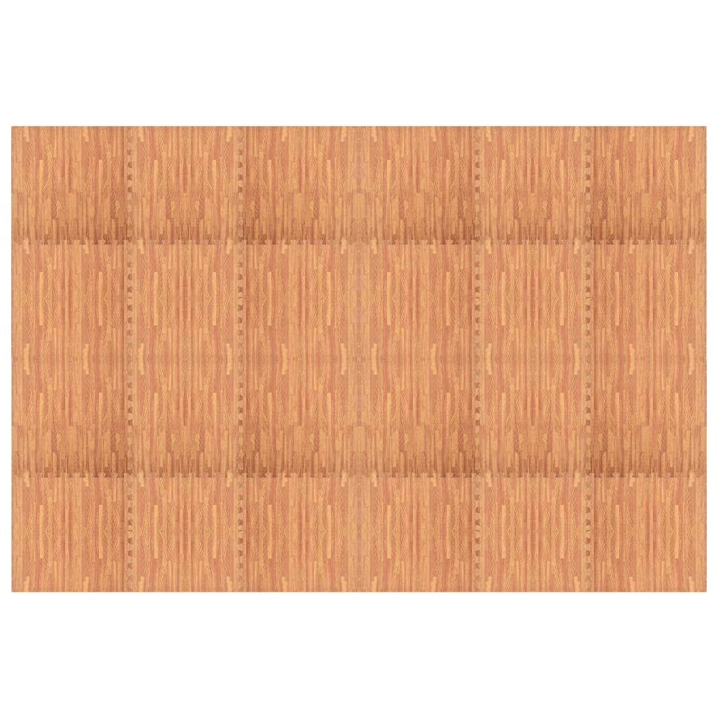 Floor Mats 24 pcs Wood Grain 8.64 ㎡ EVA Foam
